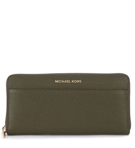 olive green michael kors wallet|michael kors amazon green wallet.